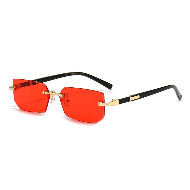 GENTSTOCK - Top G Rimless Rectangle Sunglasses