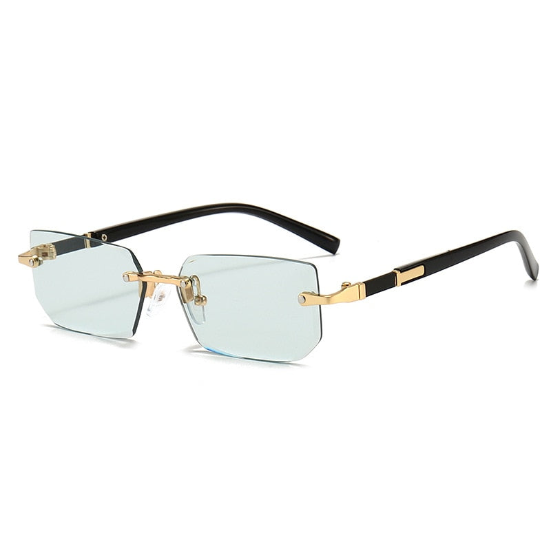 GENTSTOCK - Top G Rimless Rectangle Sunglasses