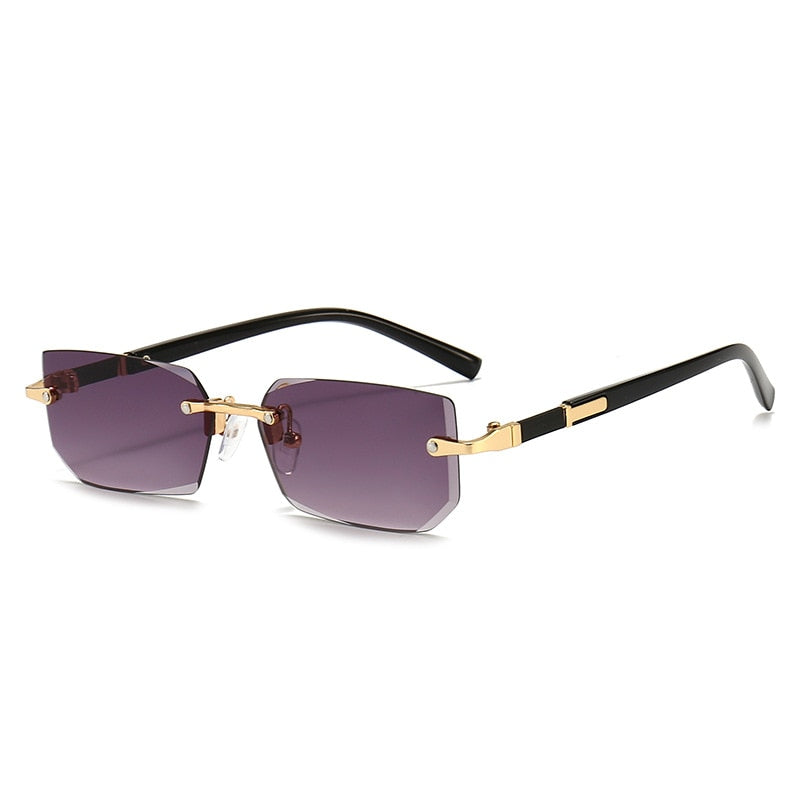 GENTSTOCK - Top G Rimless Rectangle Sunglasses