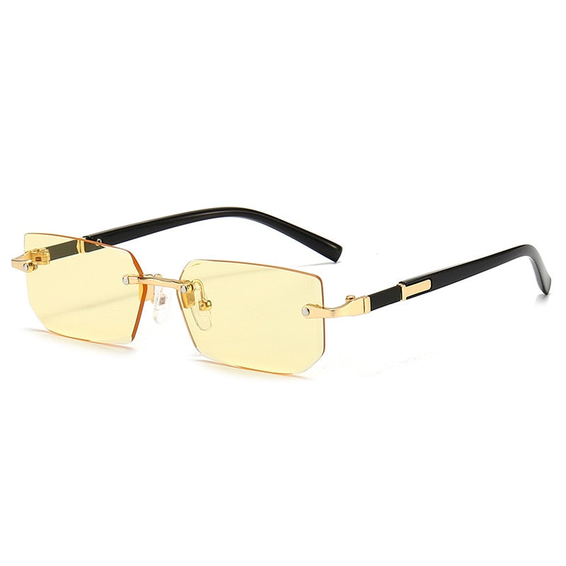 GENTSTOCK - Top G Rimless Rectangle Sunglasses