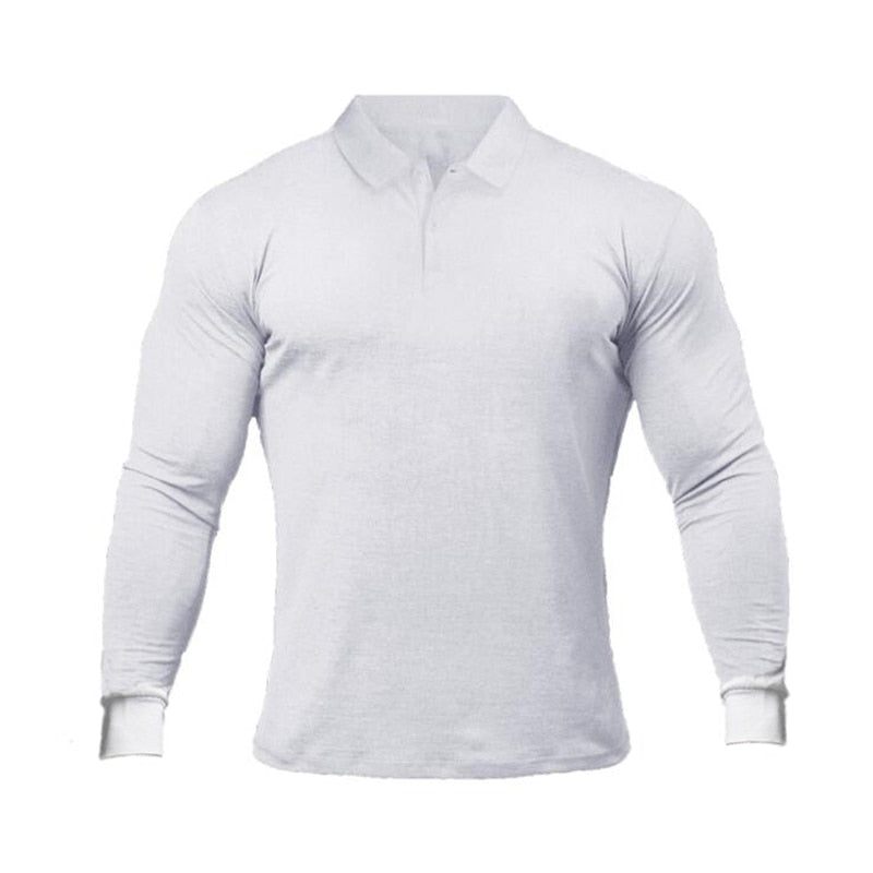 GENTSTOCK - Polo-Shirts Long Sleeve Cotton Mens