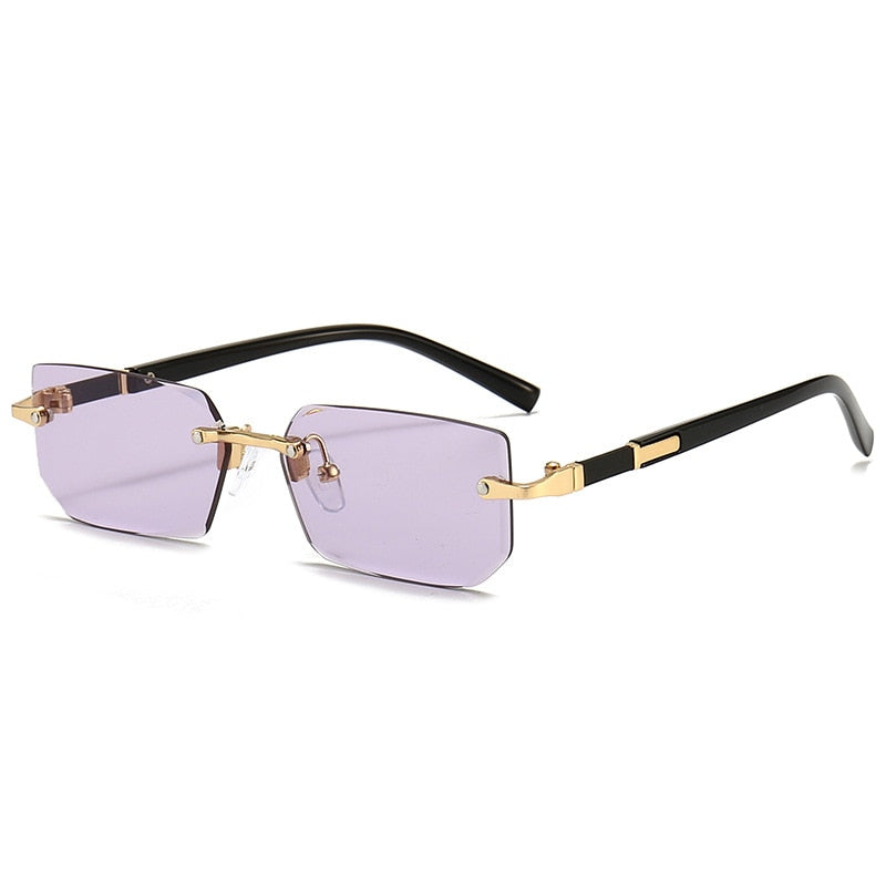 GENTSTOCK - Top G Rimless Rectangle Sunglasses