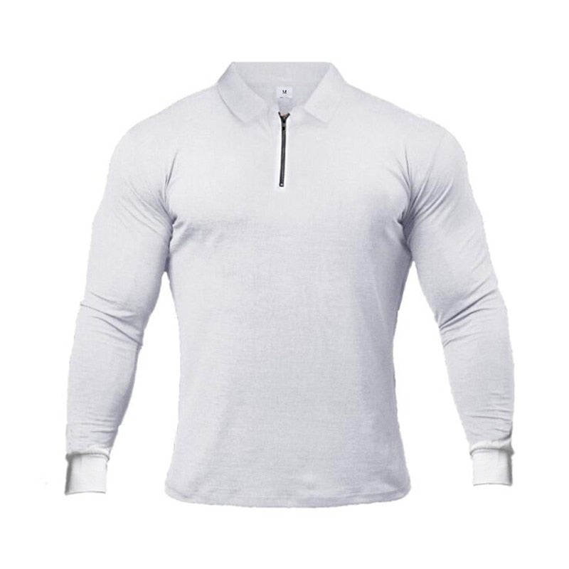 GENTSTOCK - Polo-Shirts Long Sleeve Cotton Mens