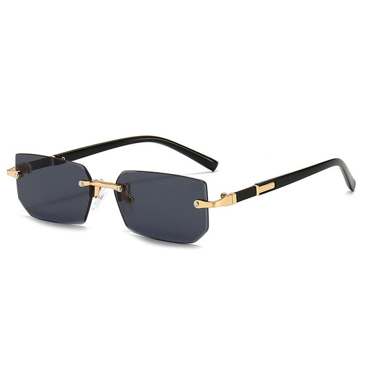 GENTSTOCK - Top G Rimless Rectangle Sunglasses