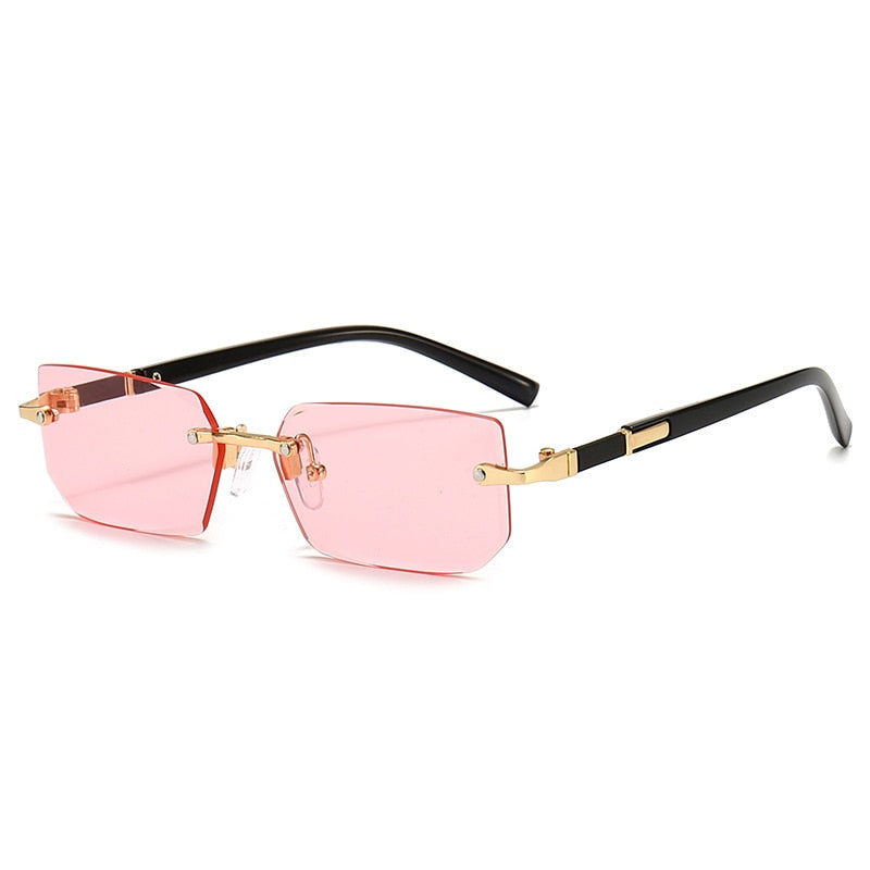 GENTSTOCK - Top G Rimless Rectangle Sunglasses