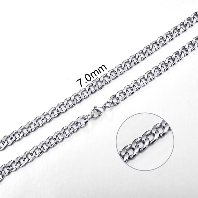 GENTSTOCK - Mens Stainless Steel Rope Chains